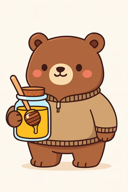 BearSplit's friendly bear mascot