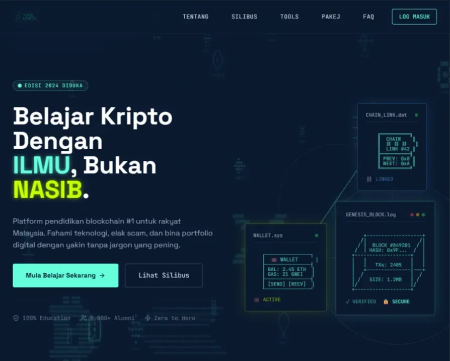 TahuKripto — Experimental blueprint visual systems